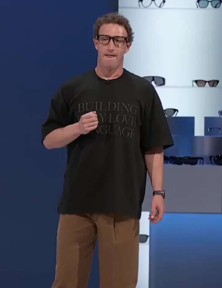 Image extraite de la démonstration officielle — Meta