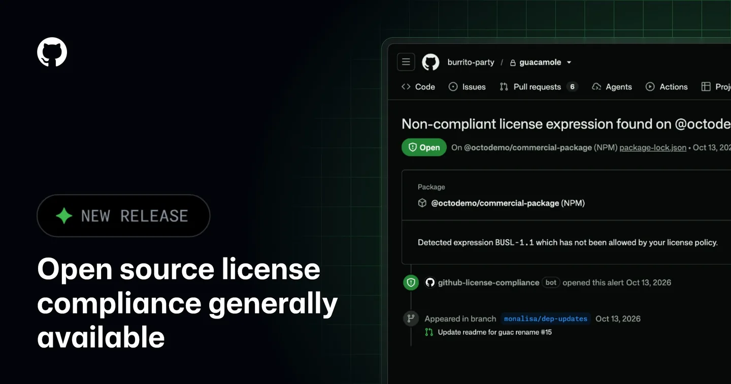 Official visual published by GitHub for this announcement