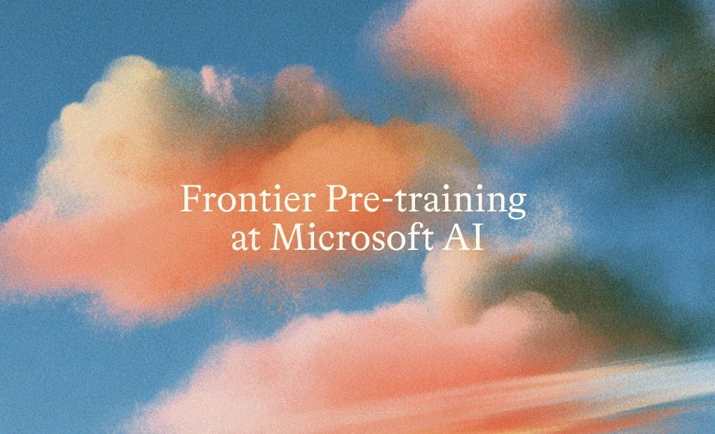 Visuel officiel Microsoft pour « MAI-Base-2 : Microsoft détaille son pré-entraînement de pointe »