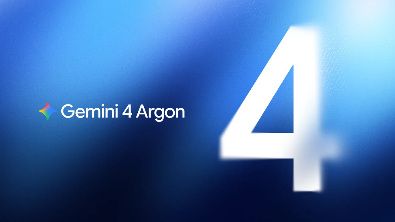 Visuel officiel Google pour « Gemini 4 Argon : l’annonce qui manquait au pilote »